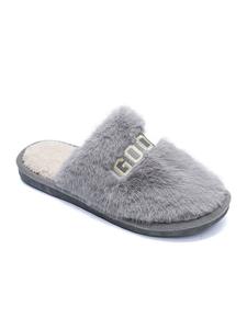 Серые тапочки Confly