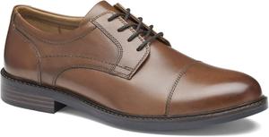 Мужские оксфорды Johnston Murphy Mason с цельнокожаным носком и шнуровкой Johnston & Murphy, Tan Full Grain
