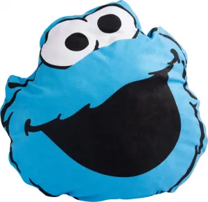 Подушка "Улица Сезам" - плюшевая декоративная подушка "Коржик-монстр", синяя, 35 x 35 см United Labels