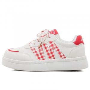 Износостойкие и легкие скейтборд-кроссовки Women's HUANQIU, белый красный