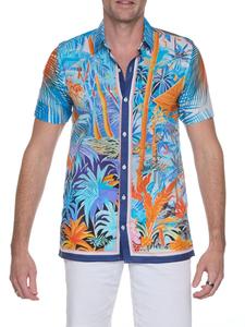 Синяя рубашка Oasis Camp Ranee's, синий