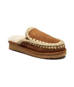 Кожаные домашние туфли эскимо Mou, коричневый