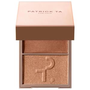 Полупрозрачный хайлайтер Major Glow Creme & Powder Light Reflecting Duo PATRICK TA, 0.21 oz crème and 0.14 oz powder /6 g crème and 4 g powder, Honey