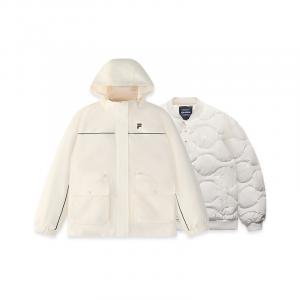 Пуховик женский Ivory Fila Fusion, цвет White Paulownia