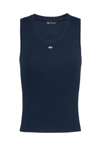 Майка-топ женский Tommy Jeans хлопковый, синий