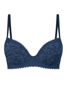 Бюстгальтер-футболка C&City, темно-синий