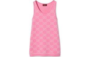 Платье Gucci без рукавов, розовый