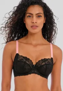 Необычный бюстгальтер с боковой поддержкой и косточками Freya, Black