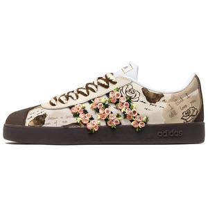 Adidas Кроссовки для скейтбординга VL COURT 2.0 Love Planner с противоскользящим покрытием, низкие, унисекс, коричневые