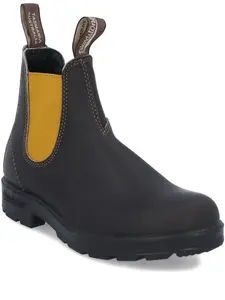 Кожаные ботинки с эластичными вставками Blundstone, коричневый