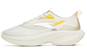 Кроссовки Leaf 1.0 женские с низким верхом цвета слоновой кости/желтый флаг/серебристый Anta