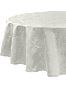 Erwin Müller Жаккардовая скатерть из смесовой хлопчатобумажной ткани Arnsberg светло-серого цвета