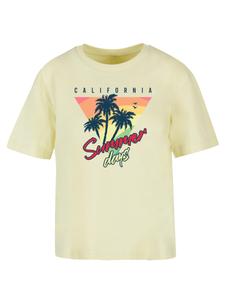 Футболка F4NT4STIC California Palmen Retro, Light yellow