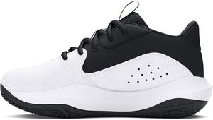 Детские баскетбольные кроссовки Under Armour Lockdown 7 для дошкольников, белый/черный