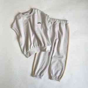 Комплект спортивной жилетки с вышитыми нашивками на груди Branshes, цвет Light Gray