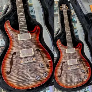 Paul Reed Smith PRS Hollowbody II Piezo 10 Top Чарcoal Cherry Burst