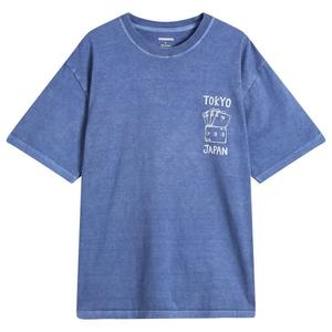 Футболка СС-14 "Удачи" Neighborhood, темно-синий