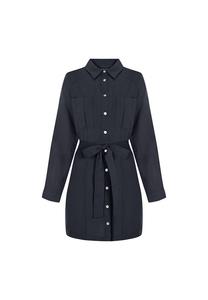 Платье-Рубашка Belinda с практичным поясом-завязкой Freshlions, синий