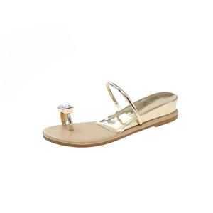 LONGDUIZHANG Скользящие тапочки женские TX-11240 Gold, цвет TX-11240 Gold[Casual Versatile]