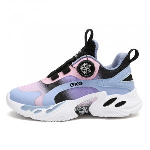 Нескользящие и дышащие низкие детские кроссовки для бега BKG, фиолетовый