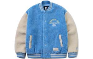 Бейсбольная куртка унисекс Starter, светло-голубой