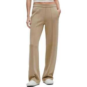 Женские повседневные брюки Softstreme Pintuck Lululemon, oak коричневый/shok