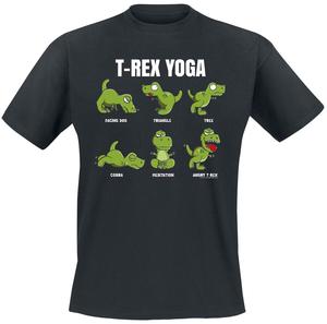 Футболка Tierisch T-Rex Yoga, черный