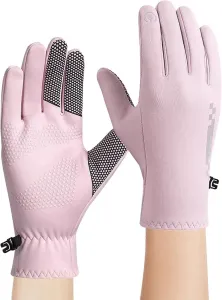 Водонепроницаемые велосипедные перчатки - мотоциклетные перчатки | Ветрозащитные варежки для использования | Ветрозащитные, водонепроницаемые термоперчатки для езды на велосипеде, нескользящие перчатки, Pink