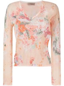 Блузка в рубчик TWINSET, оранжевый