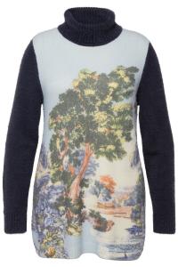 Свитер Ulla Popken, пастельно-синий