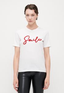 Футболка ONLY Tall ONLKIKO LIFE O NECK TERRY, Cloud Dancer/Off-White