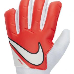 Вратарские перчатки из полиэстера, латекса, EVA, нейлона Unisex Nike, яркий темно-красный/черный/белый