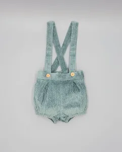 Детские шорты на подтяжках Fina Ejerique, зеленый