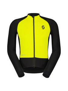 SCOTT Куртка RC Pro Warm Hybrid GORE-TEX WINDSTOPPER желтого цвета