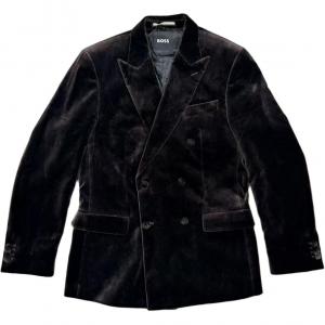 Пиджак мужской для делового костюма HUGO BOSS, коричневый