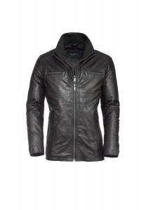 Кожаная куртка Tiziano bugatti, черный