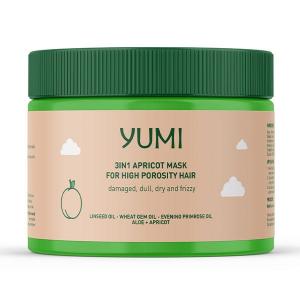 Маска для волос Абрикос 3 в 1 для пористых волос YUMI, 300 мл
