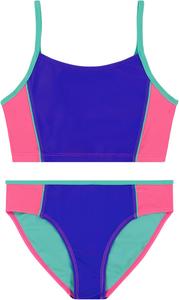 Under Armour Girls Girls' Two-Piece Bikini Set, Aero Pink - Piping