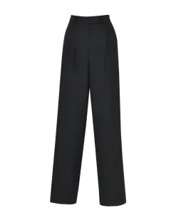 Свободные широкие брюки цвета мха Guaja., черный