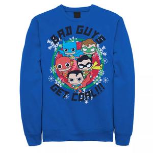 Мужской рождественский свитшот DC Comics «Лига справедливости Bad Guys Get Coal» Licensed Character