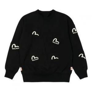 Свитер Palace X Evisu FW21 Multi Pocket Crew Sweatshirt 'Black', черный