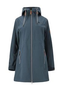 Фиолетовая куртка из софтшелла удлиненного кроя с водонепроницаемой функцией Weather report, цвет 2057 Midnight Navy