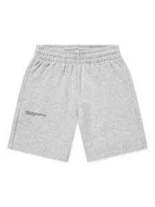 Шорты с надписью Pangaia Kids, серый