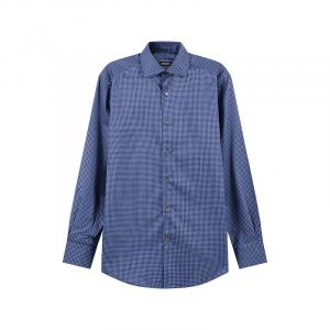 Ermenegildo Zegna Рубашка Zegna SS24 мужская морская синяя