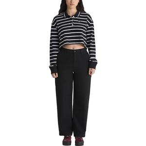 Женская рубашка поло Vans, цвет Black/White