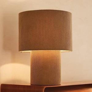 Настольная лампа Brilliant Tony, ткань железо/вельвет - 1-светлая - серо-коричневый