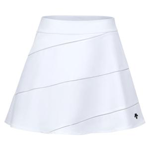 Гольф-поле повседневная короткая юбка женская DESCENTE, белый