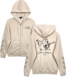 True Religion мужская худи с лошадиной подковой и молнией 701045