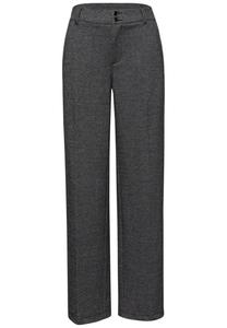 Обычные плиссированные брюки STREET ONE, Mottled Black