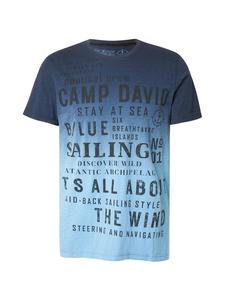 CAMP DAVID Футболка в цвете Navy, Sky Blue
